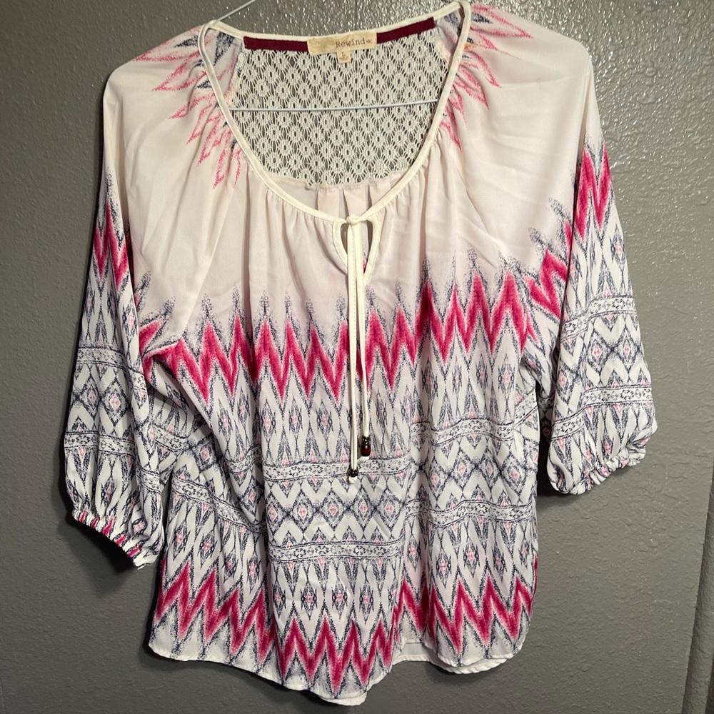 Long sleeve flowy blouse
